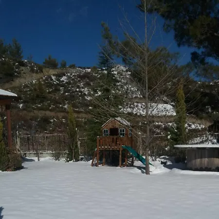 Timber Log House Chalet Agros